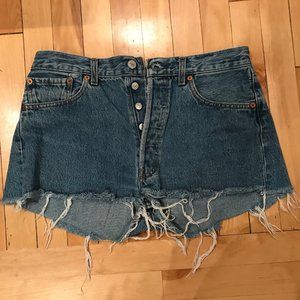 LEVIS Short High Waist Denim Shorts